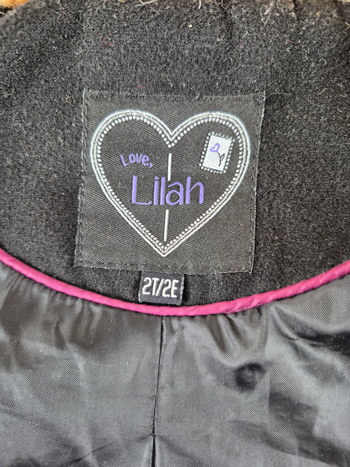 Pre-Loved Love, Lilah Black Spring/Fall Jacket Girls 2Y | Betty’s Marketplace