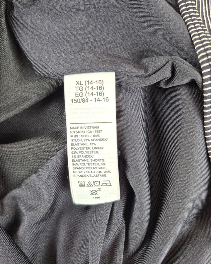 Pre-Loved Black & White Striped Athletic Dress Girls 14-16Y | Betty’s Marketplace