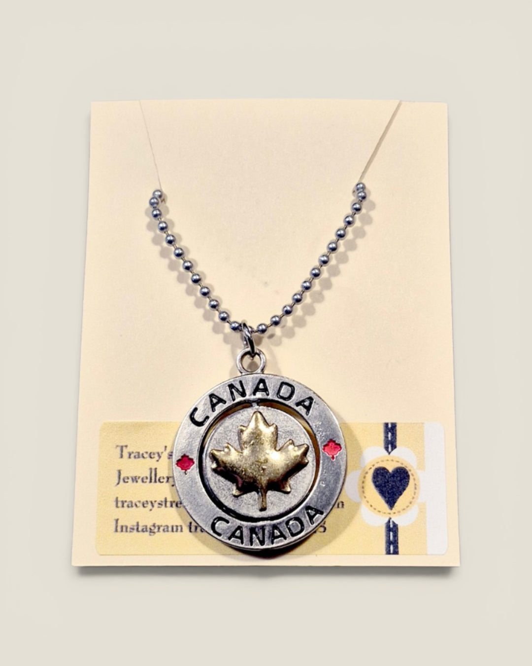 Tracey's Treasures, Necklaces, Canada Collection