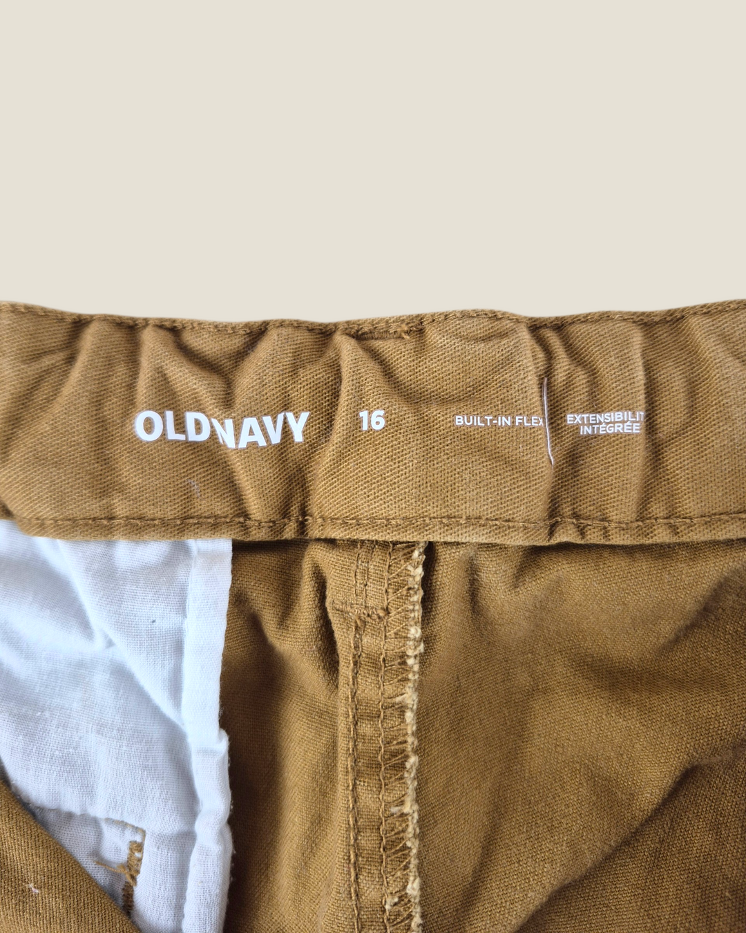 Pre-Loved Old Navy Tan Shorts Boys 16Y | Betty’s Marketplace