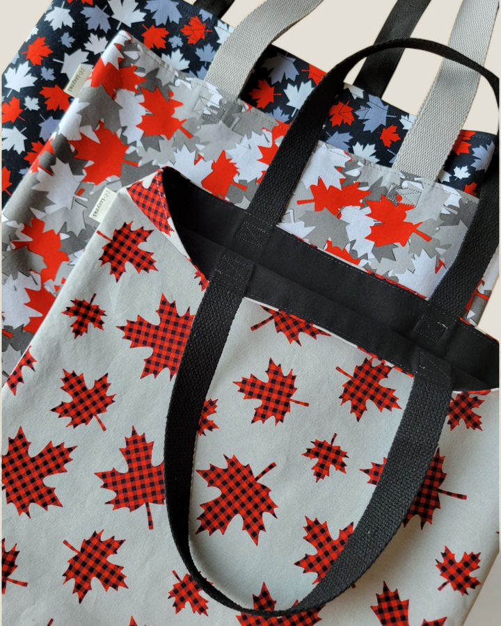 Izzyrai Handmade, Canada Themed Tote Bags