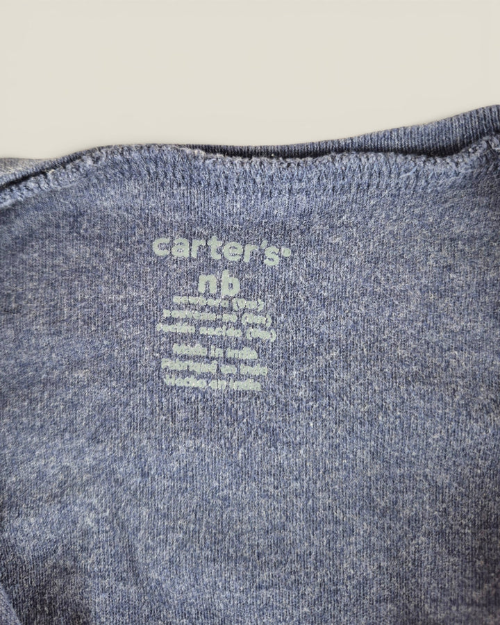 Pre-Loved Carter's Blue Alligator Footies NB | Betty’s Marketplace