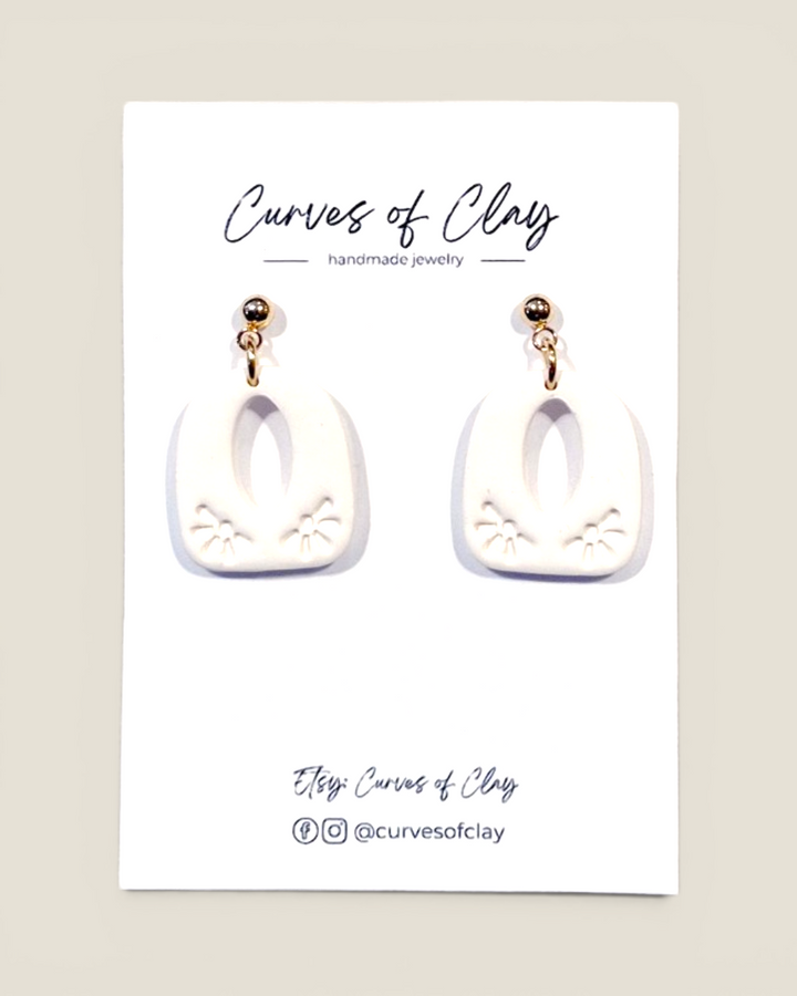 Curves of Clay, Everyday Dangle Earrings