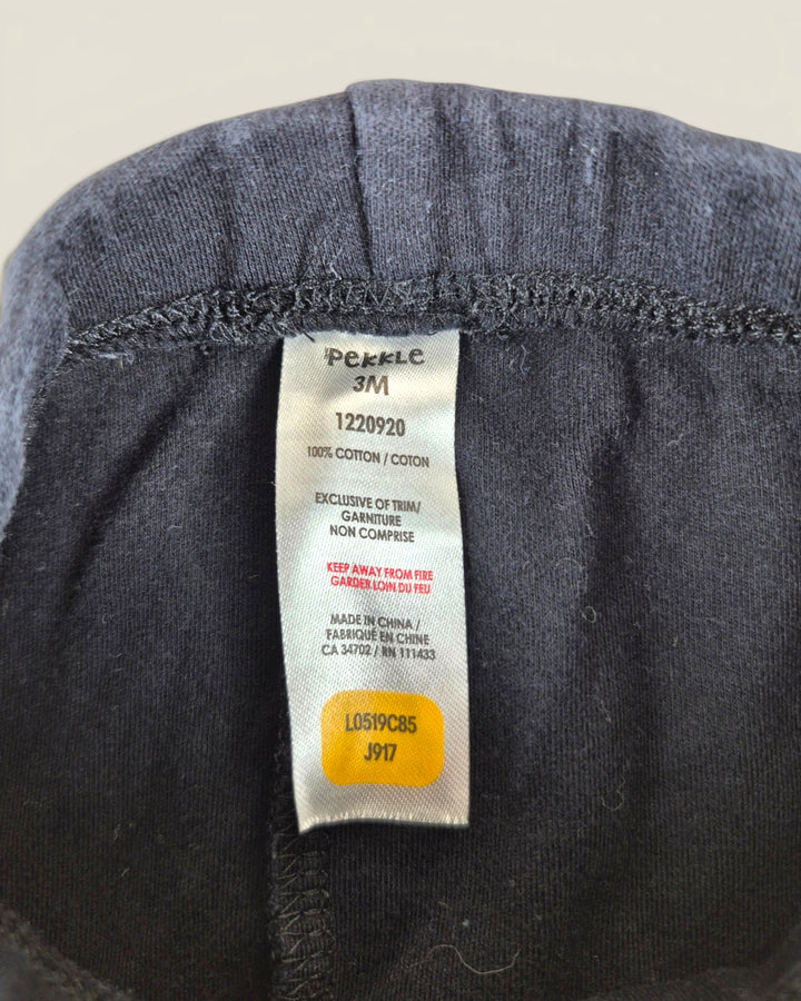 Pre-Loved Pekkle Black "Roar" Pants 3M | Betty’s Marketplace