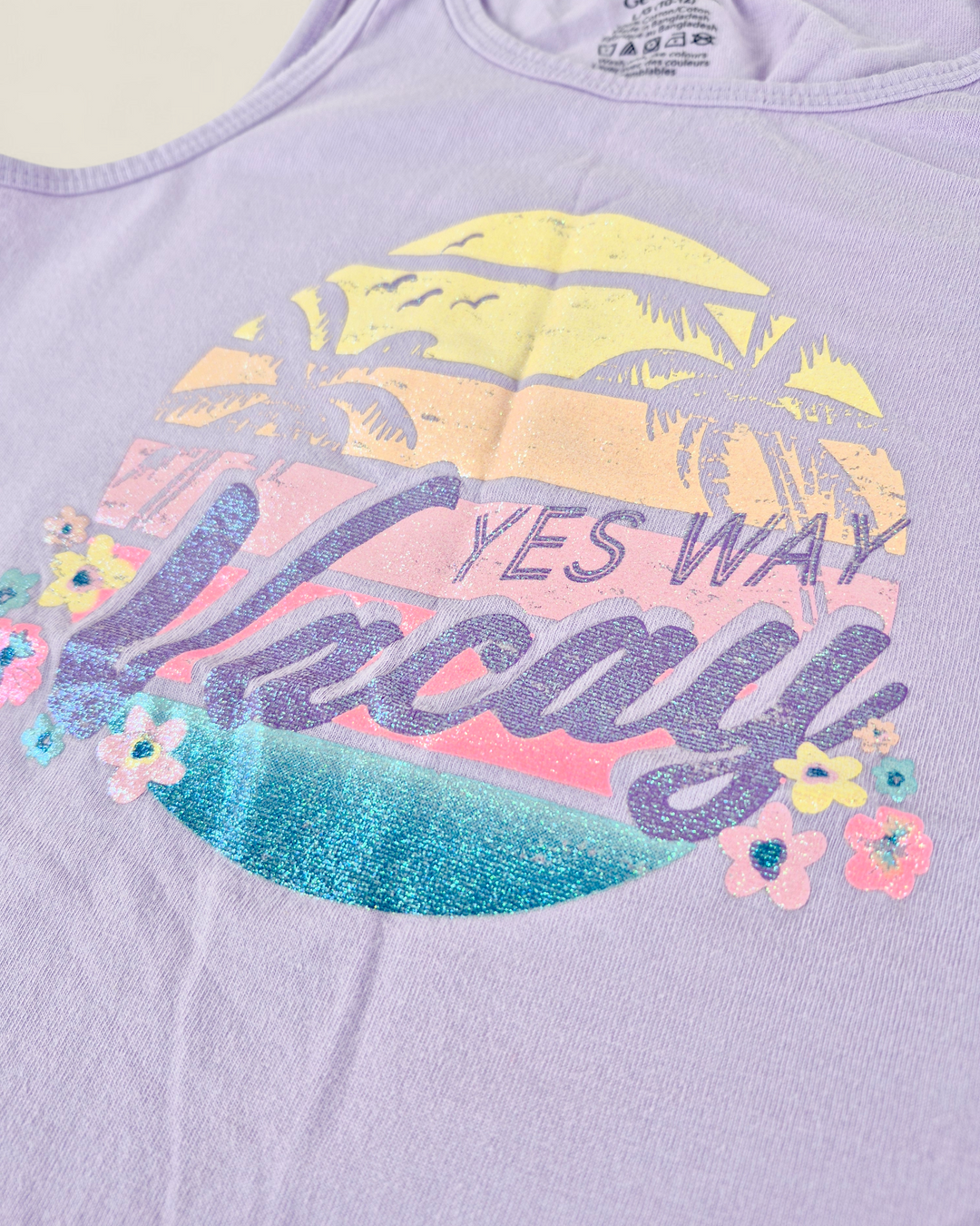 Pre-Loved George Purple "Vacay" Tank Top Girls 10-12Y | Betty’s Marketplace