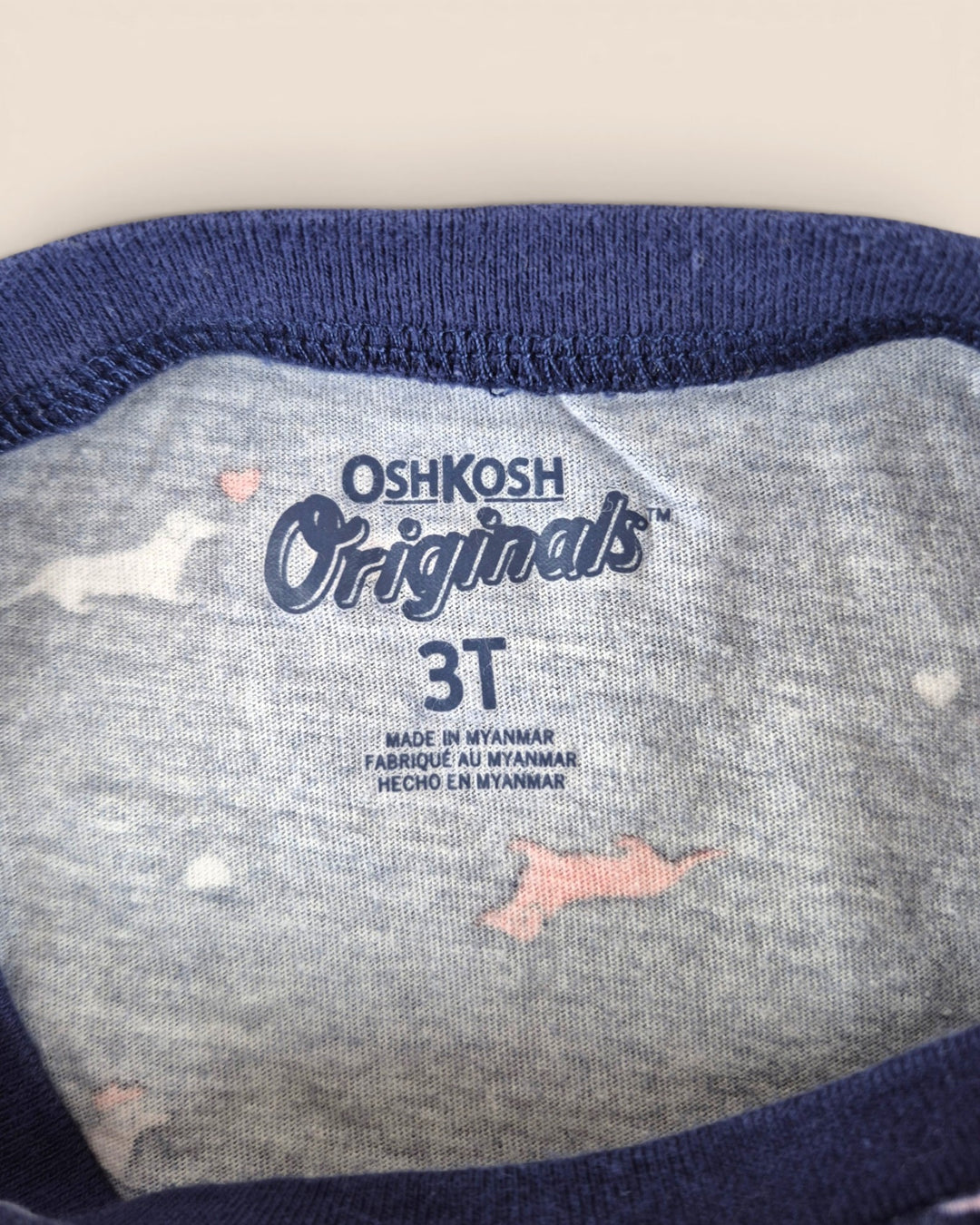 Pre-Loved Oshkosh Navy Long Sleeve Top Girls 3Y | Betty’s Marketplace