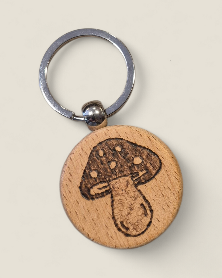 Marked In Wood, Wood Burnt Keychains