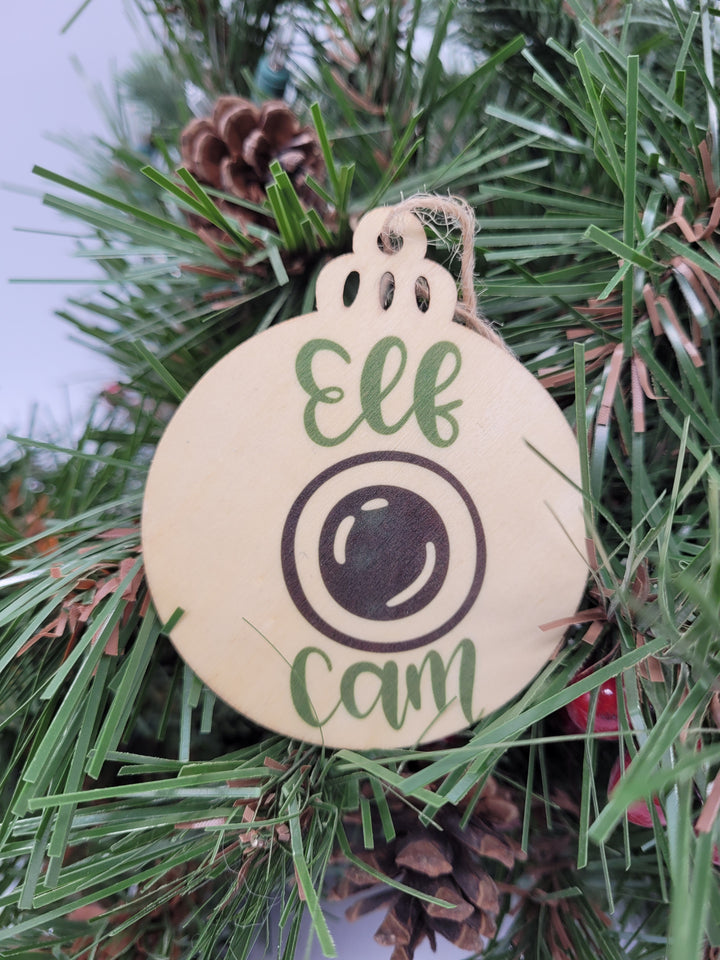 Liz's Custom Creations, Wooden Printed Ornaments