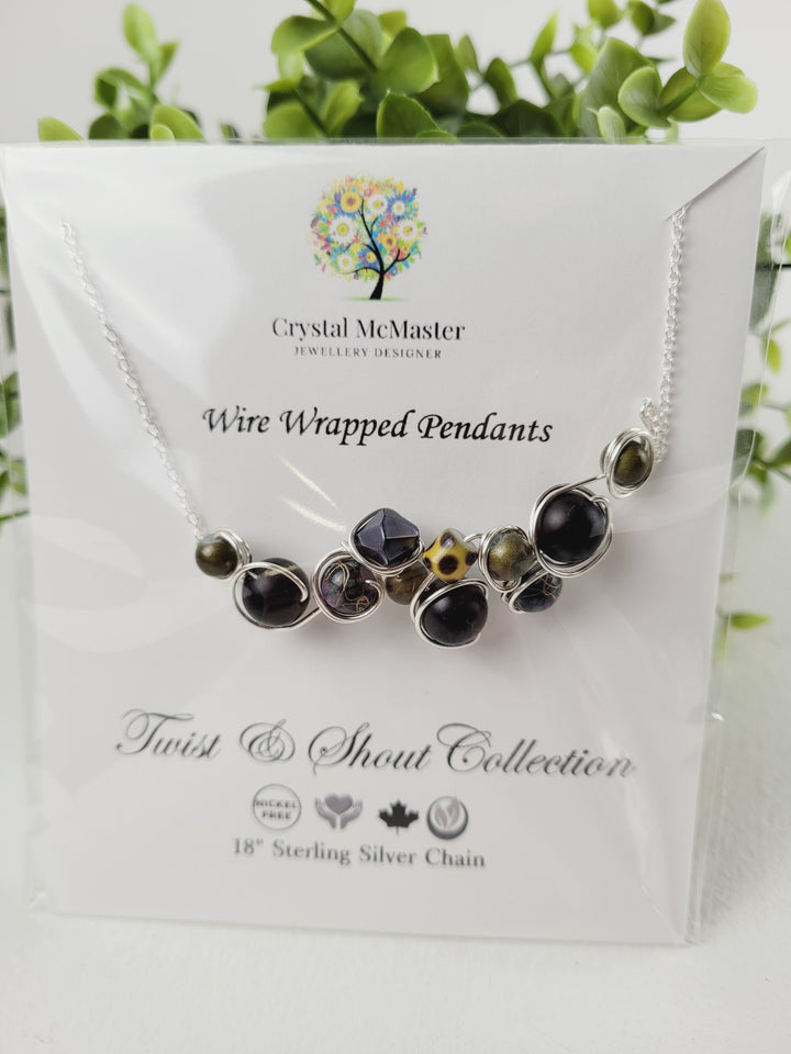 Crystal McMaster Jewellery, Sterling Silver Necklaces- Twist & Shout Collection