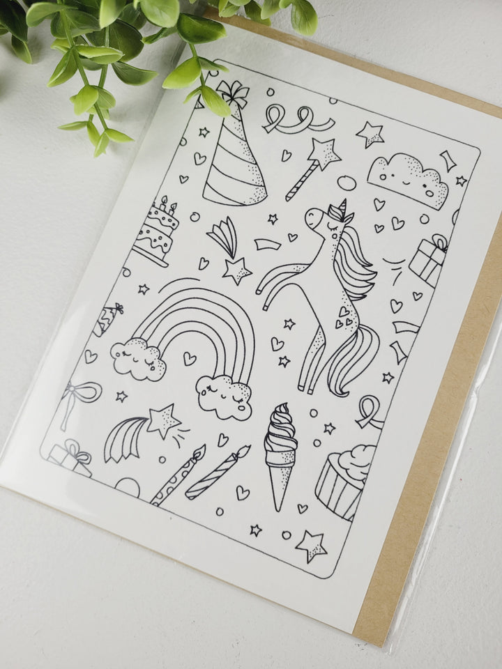 Pamplemoose Design, Colouring Cards