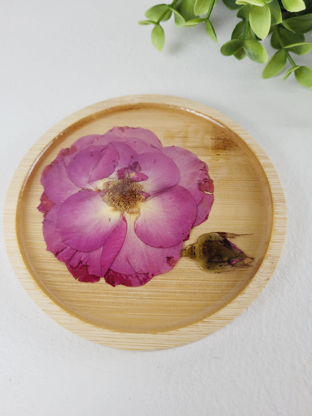 Little Pretty Designs, Wooden Floral Resin Coasters