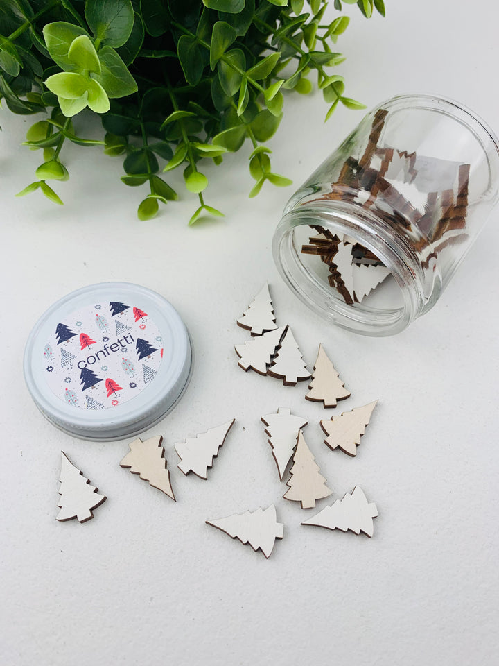 Rough Cut Dezigns, Holiday Wooden Confetti Jars