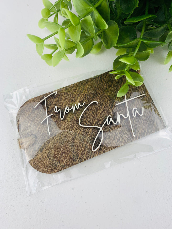 Rough Cut Dezigns, 3D Wooden Holiday Gift Tags